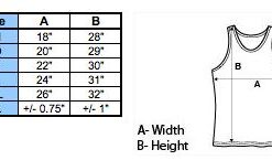 Gildan Tank Top Size Chart