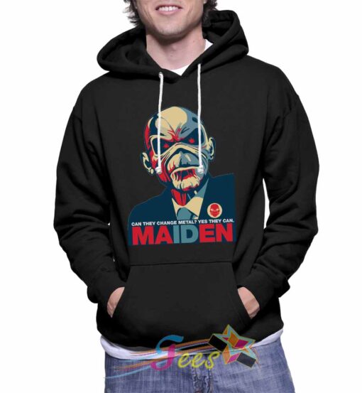 custom maiden pullover hoodie