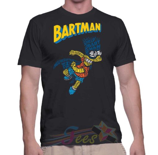 Cheap Bartman The Simpsons Graphic Tees On Sale