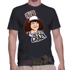 Cheap Dustin Stranger Things Logo Graphic Tees On Sale