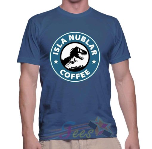 Cheap Isla Nublar Coffee Graphic Tees On Sale