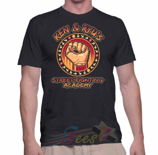 Cheap Street Fighting Academy Graphic Tees On Sale