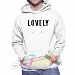 Cheap Graphic Lovely Pullover Hoodie