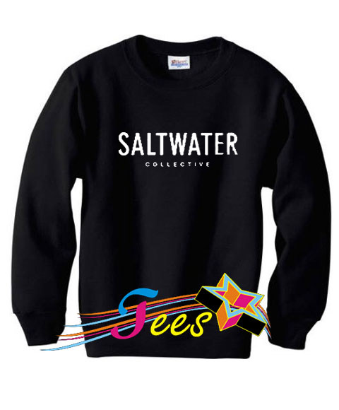 Cheap Graphic Saltwater Collective Sweatshirt