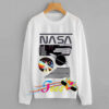 Cheap Graphic Nasa Rocket Sweatshirt