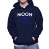 Cheap Graphic Moon Five Pullover Hoodie