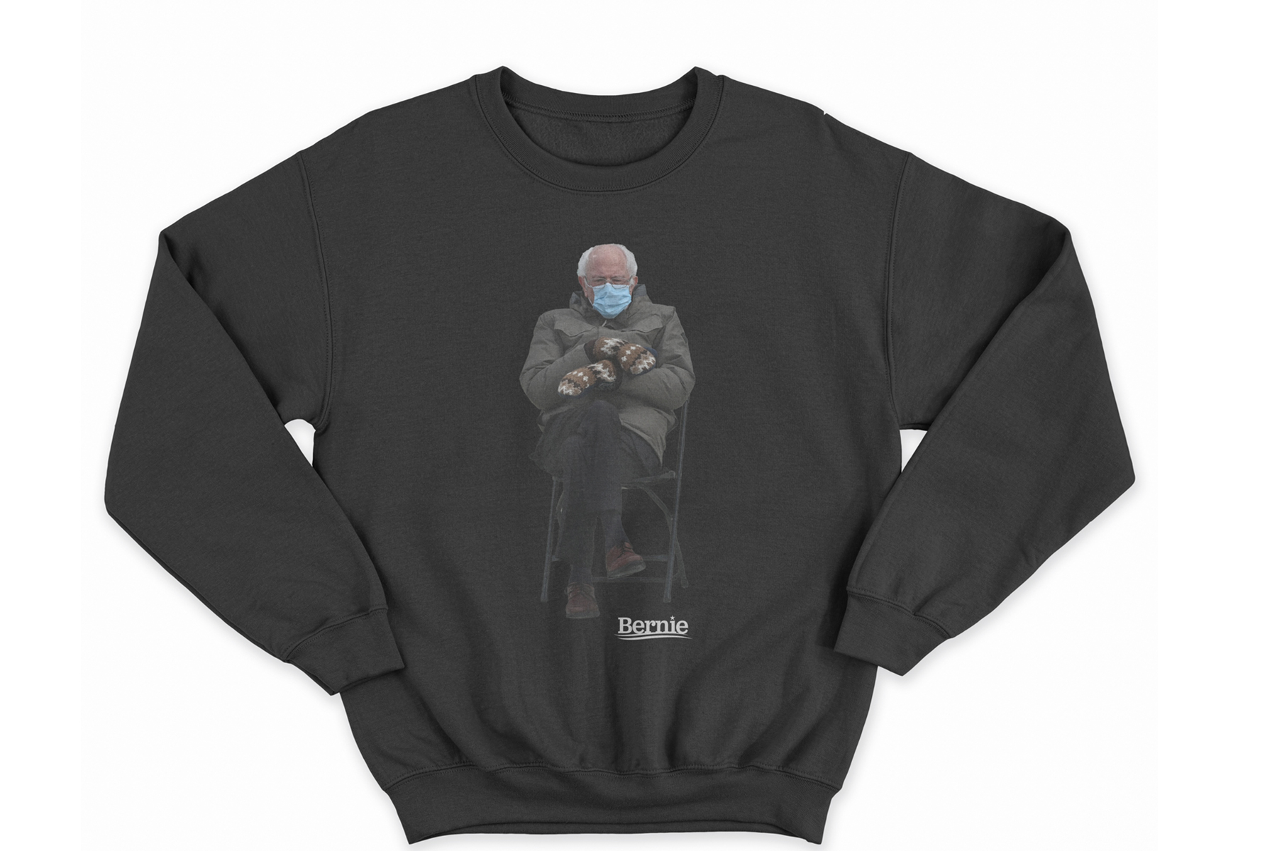 Sweatshirt Bernie Sanders Turned His Inauguration Meme