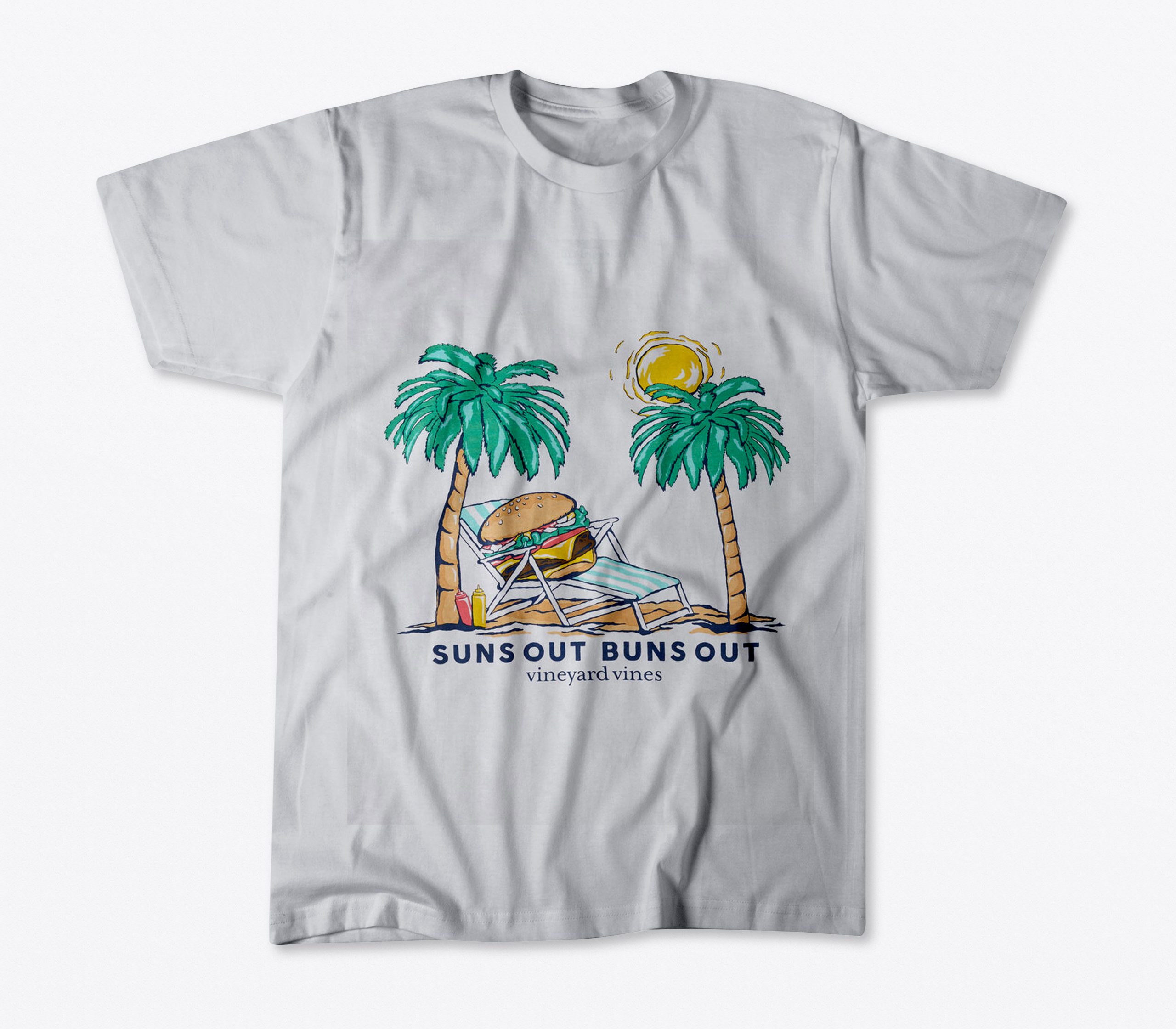 Suns Out Buns Out Funny T-Shirt For Unisex