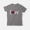 Love Valentine Baseball Tees For Unisex