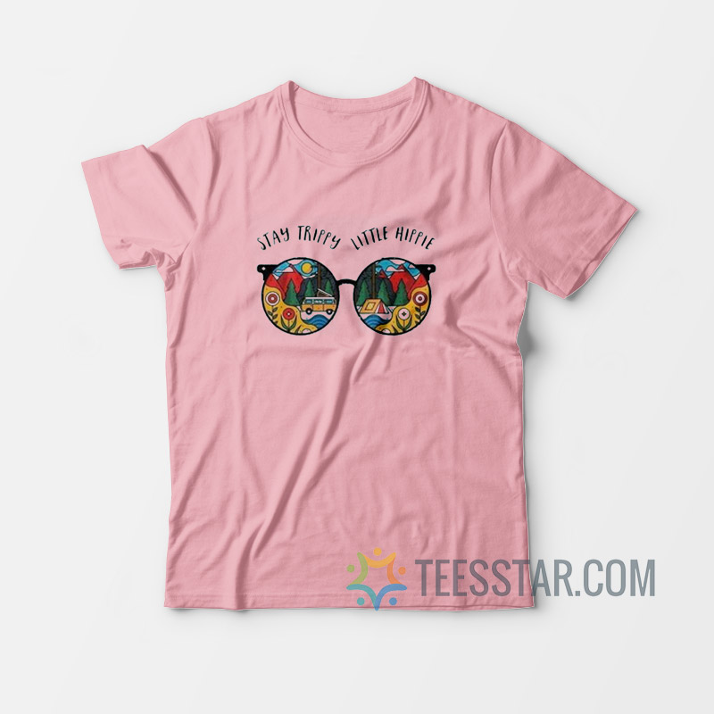 Glasses Stay Trippy Little Hippie T-Shirt