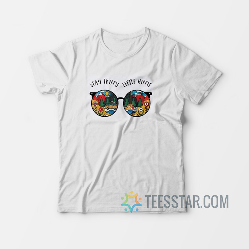 Glasses Stay Trippy Little Hippie T-Shirt