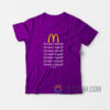 Mcdonalds X BTS I'm Lovin' My Self T-Shirt