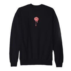 Pink Melting Smiley Face Louis Tomlinson Sweatshirt