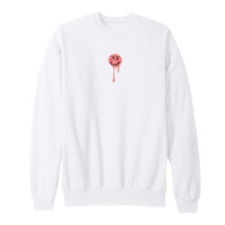 Pink Melting Smiley Face Louis Tomlinson Sweatshirt