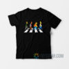 The Simpsons Abbey Road Black T-Shirt