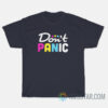 Pansexual Pride Don't Panic T-Shirt