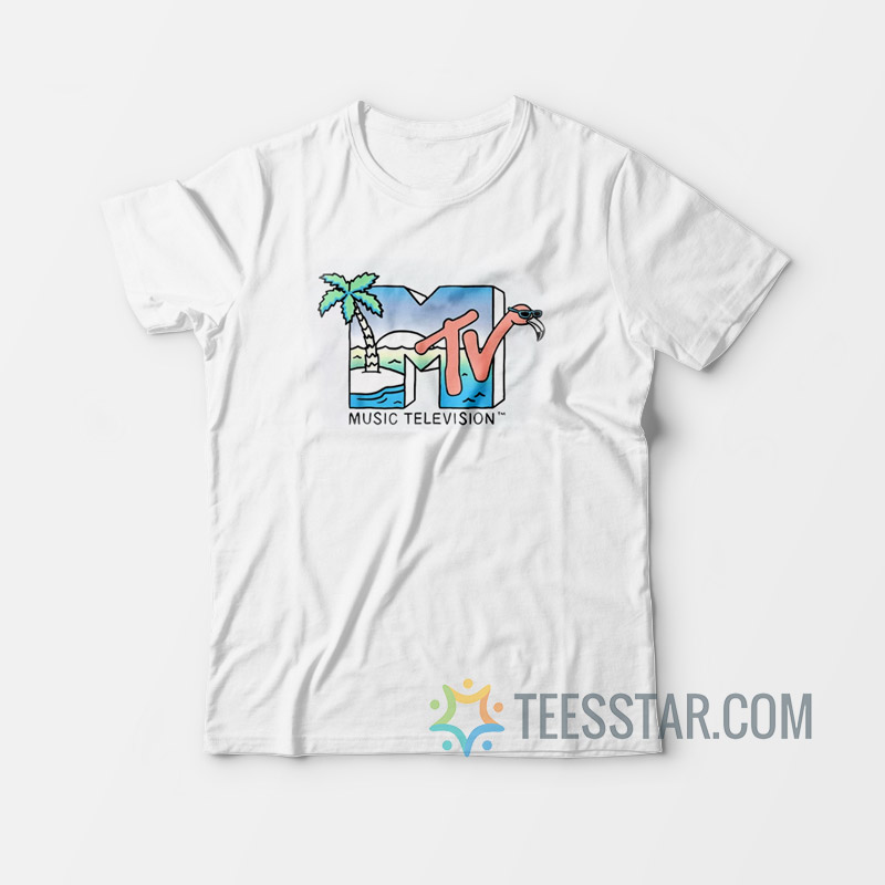 MTV Beach Island Flamingo T-Shirt