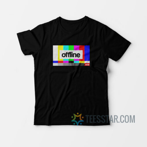 Offline Rainbow TV Error T-Shirt