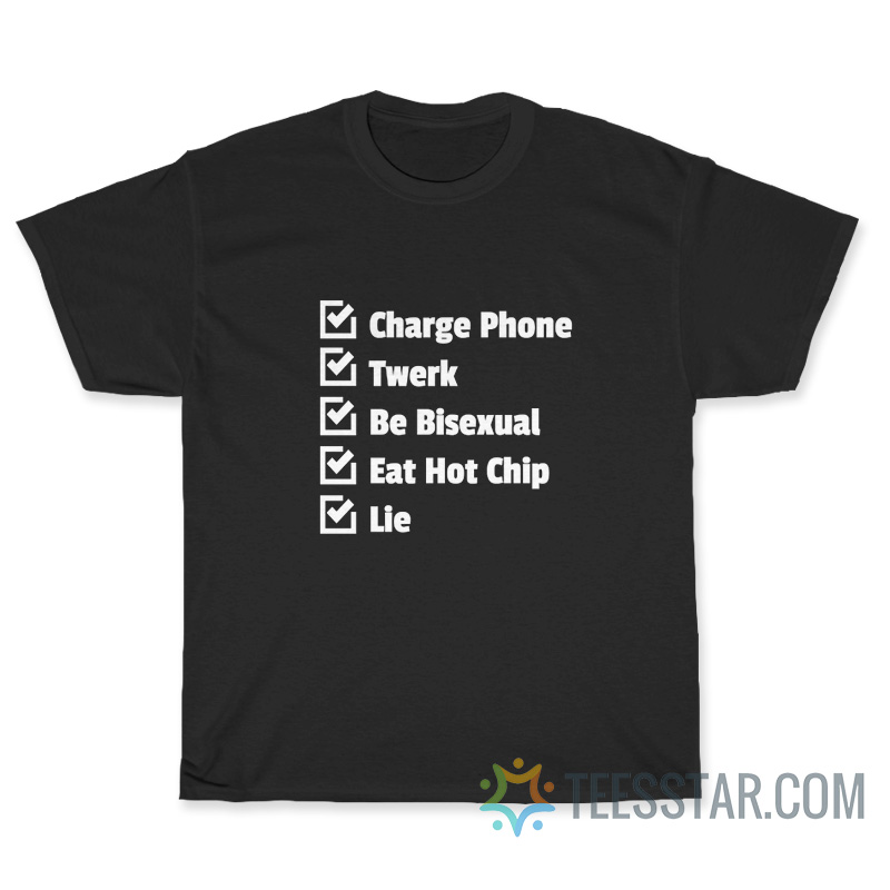 Funny Eat Hot Chip and Lie