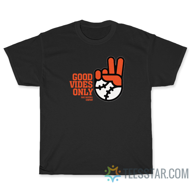 Good Vibes Only Baseball Brandon Crawford T-Shirt
