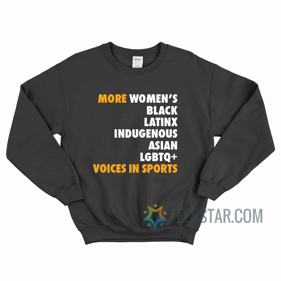 More Women's Black Latinx Sweatshirt