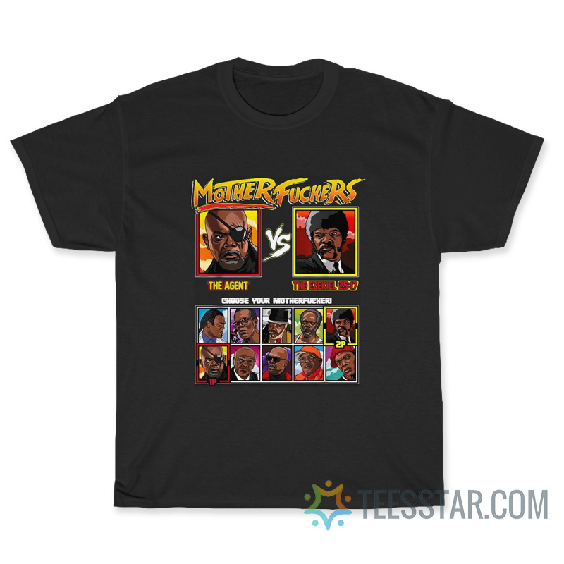 Mother Fuckers The Agent Vs The Ezekiel Choose Your Motherfucheri T-Shirt