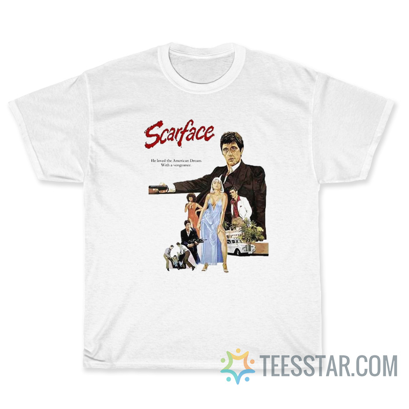 Scarface Al Pacino Film Poster 1983 T-Shirt