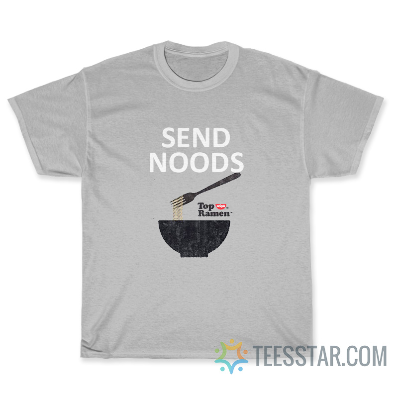 Send Noods Top Ramen Nissin Logo T-Shirt