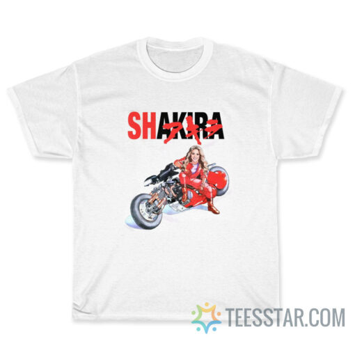 Shakira Akira Shotaro Kaneda Motorcycle T-Shirt