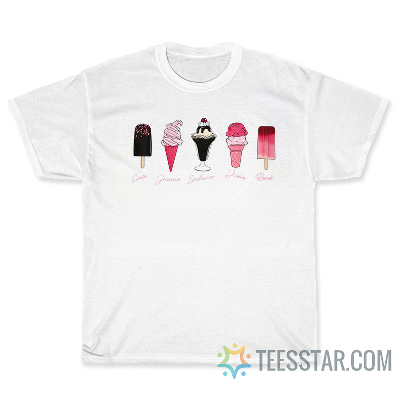 Ice Cream Selena Gomez X Blackpink T-Shirt