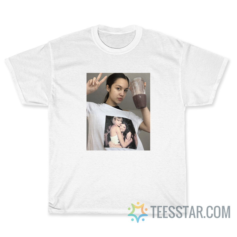 Olivia Rodrigo Wearing A Lorde And Taylor Swift Shirt