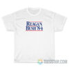 Vintage 80s Stranger Things Reagan Bush 84 T-Shirt