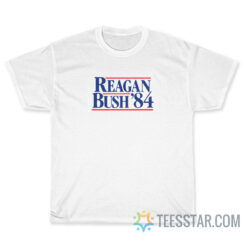 Vintage 80s Stranger Things Reagan Bush 84 T-Shirt