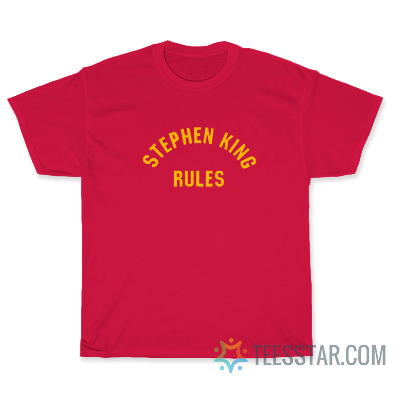 Stephen King Rules Monster Squad 80s Movie T-Shirt
