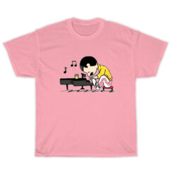 Freddie Mercury Charlie Brown Plays Piano T-Shirt