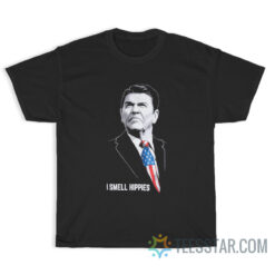 Funny I Smell Hippies Ronald Reagan T-Shirt