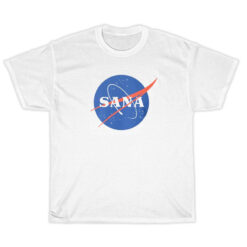 Twice Sana Nasa Logo Parody T-Shirt