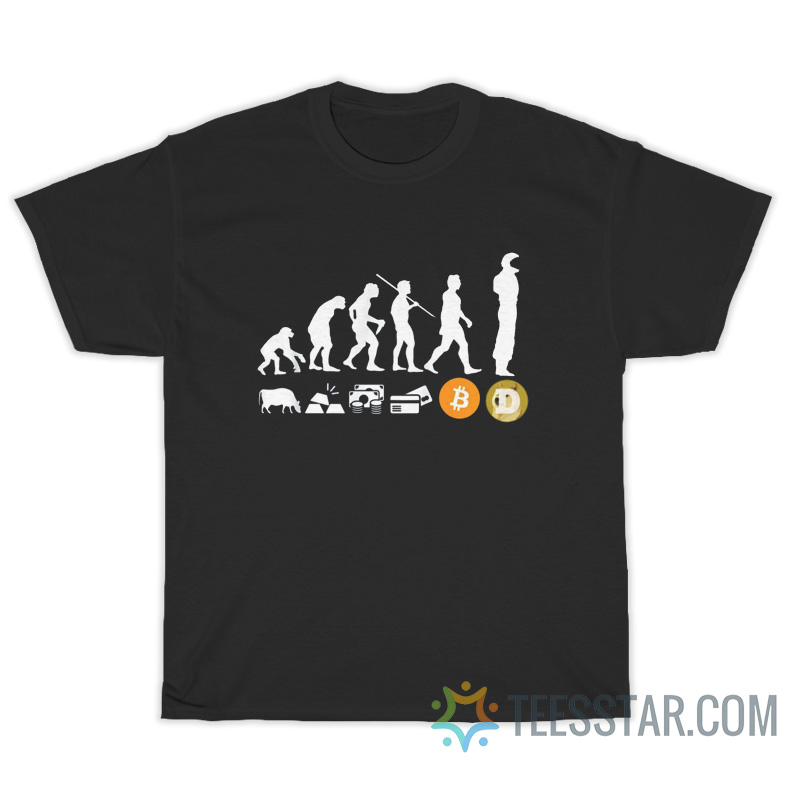 Dogecoin The Evolution Of Money T-Shirt