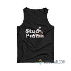 Funny Retro Stud Puffin Bird Tank Top