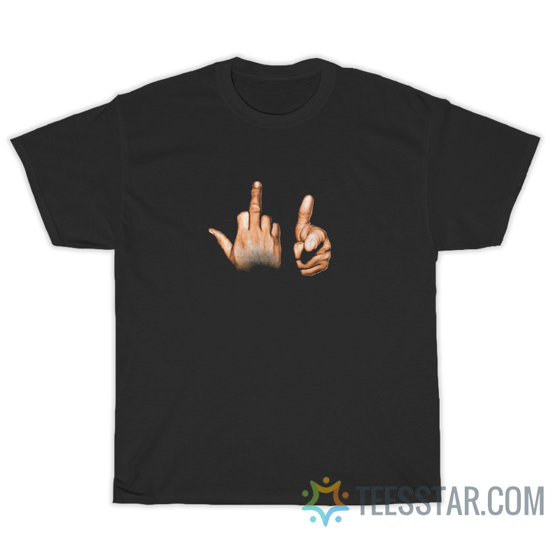 Asap Rocky's Fuck You Hands Symbol T-Shirt on Sale - Teesstar.com
