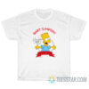Bart Simpson Don't Have A Cow Man Radical Dude T-Shirt
