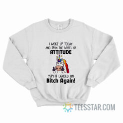 I Woke Up Today And Spun The Wheel Of Attitude Sweatshirt