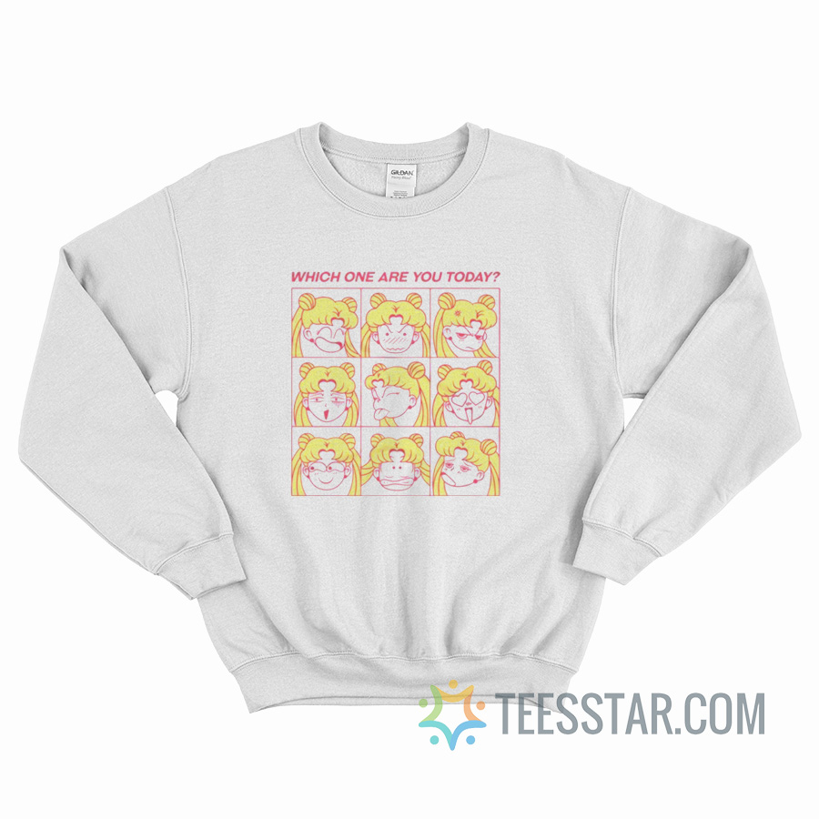 Miyuki Sailor Moon Which One Are You Today Sweatshirt