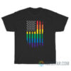 American Grunge Pride Flag T-Shirt