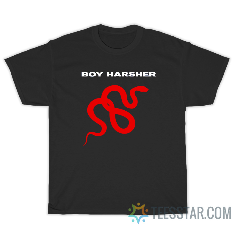 Red Snake Boy Harsher Logo T-Shirt