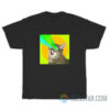 Funny Cat Eye Laser Gif Meme T-Shirt