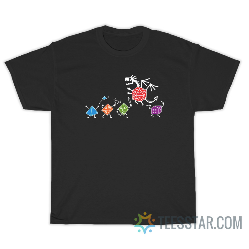 DnD Dungeons And Dragons Math Rocks T-Shirt