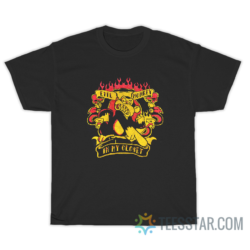 Evil Monkey In My Closet T-Shirt