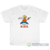 Hey Man Your A Fudge Packer Bart Simpson Against Aids T-Shirt