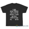 I Like Being Treated Like A Gutter Whore It Was My Idea Stop Pitying Me Bitch T-Shirt
